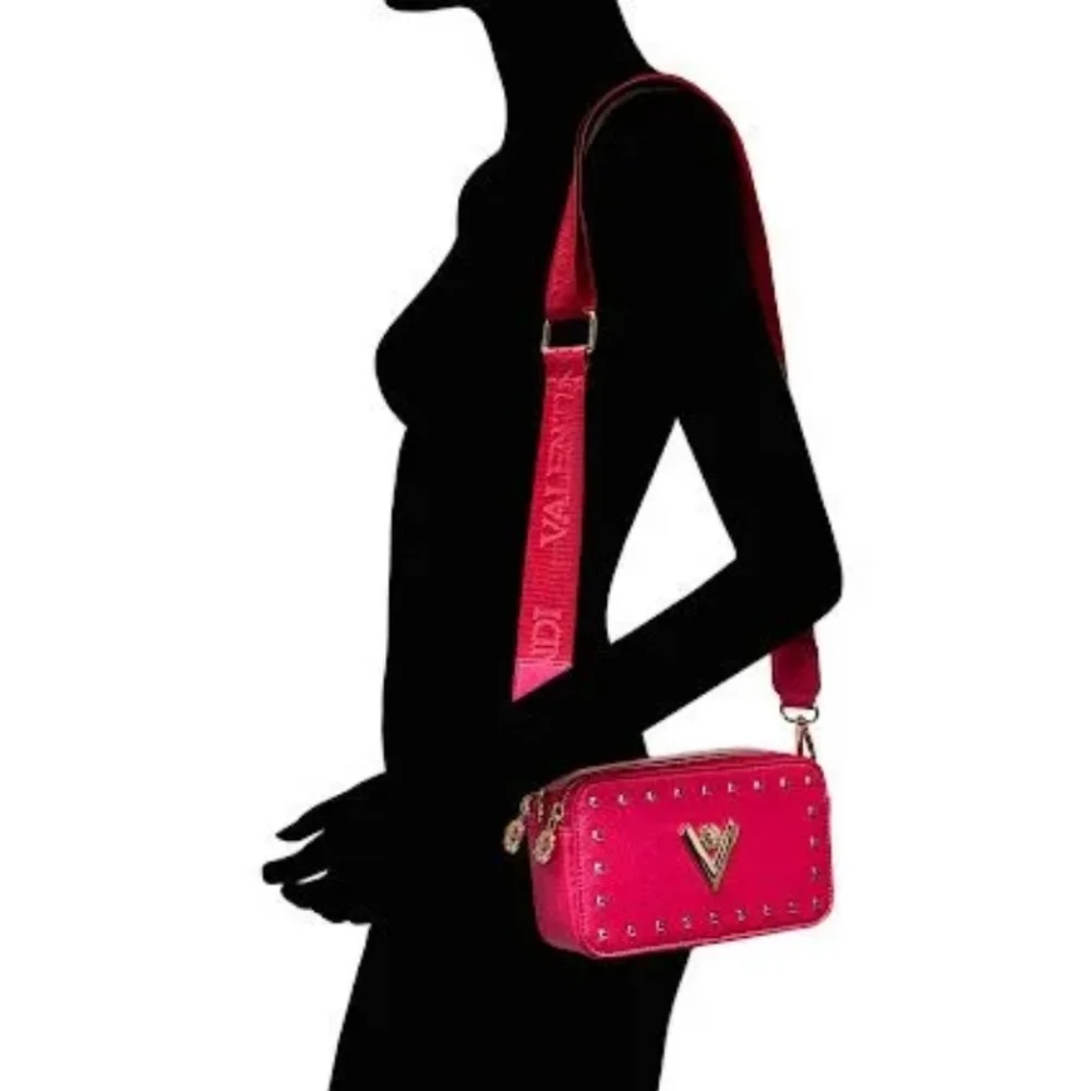 Valentino Orlandi Pink Studded Crossbody Bag - Picture 3 of 3